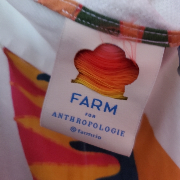 Farm Rio Wide Leg Pants Size L - Picture 3 of 9